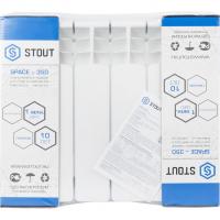 Радиатор биметаллический STOUT Space 350 (1 секция)_7